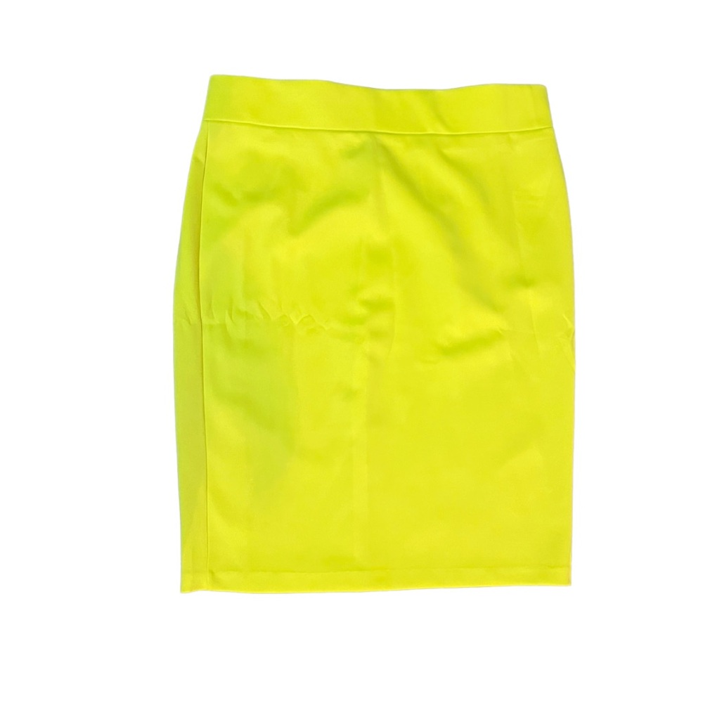 Eloquii Neon Yellow Pencil Skirt